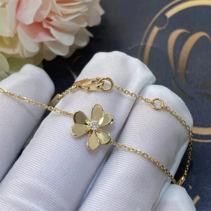 [Eterna Jewels]ARMBAND FRIVOLE GOLD BLUME ROSA MALACHIT