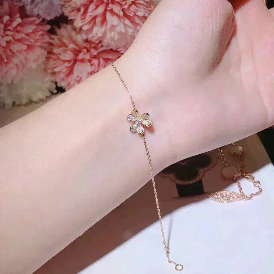 [Eterna Jewels]FRIVOLE GOLD BLUMEN-DIAMANTENARMBAND