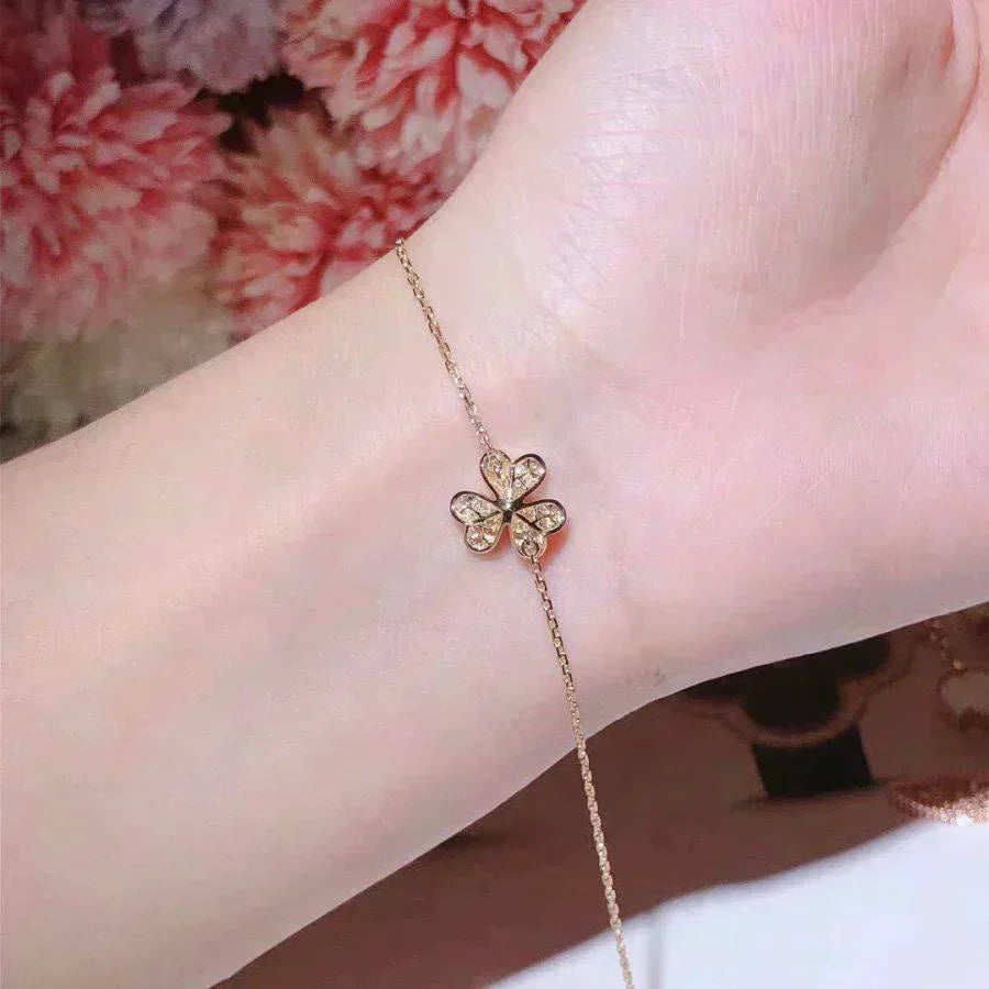 [Eterna Jewels]FRIVOLE GOLD BLUMEN-DIAMANTENARMBAND