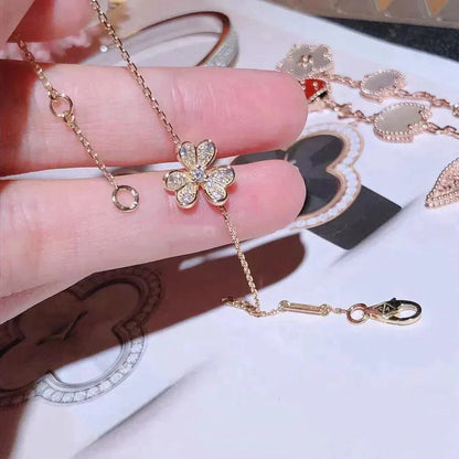 [Eterna Jewels]FRIVOLE GOLD BLUMEN-DIAMANTENARMBAND