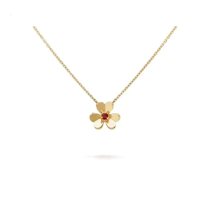 [Eterna Jewels]FRIVOLE GOLD BLUMENHALSKETTE