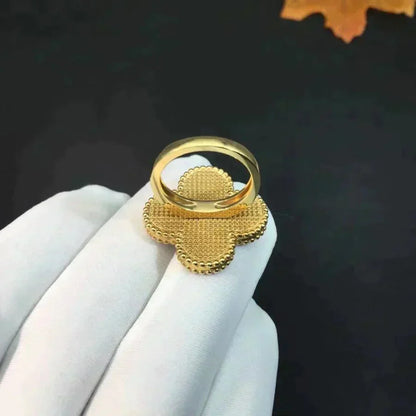 [Eterna Jewels]KLEEBBLATT MALACHIT RING