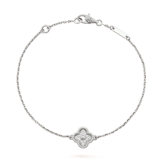 [Eterna Jewels]KLEE EINZELBLUMENARMBAND SILBER