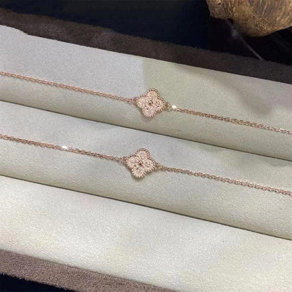 [エテルナジュエル] クローバーシングルフラワーブレスレット