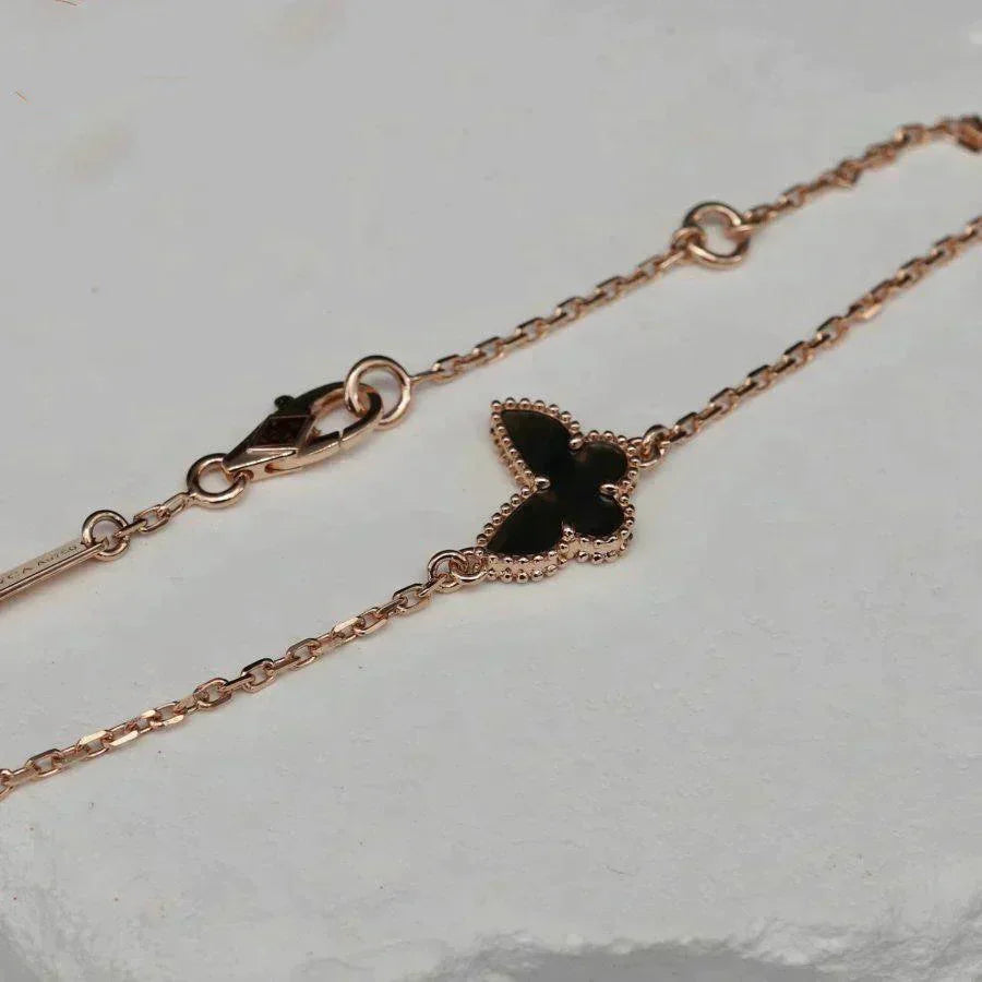 [Eterna Jewels]SCHMETTERLING ONYX SCHMETTERLINGSARMBAND