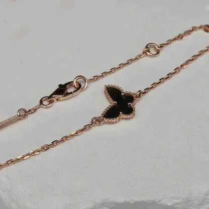 [Eterna Jewels]SCHMETTERLING ONYX SCHMETTERLINGSARMBAND