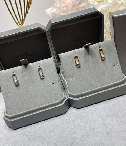 [Eterna Jewels]MOVE UNO SMALL 1 DIAMOND OHRRINGE