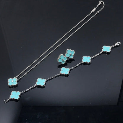 [Eterna Jewels]KLEE 1 DIAMANT BLAUER HIMMEL SILBER OHHRINGE