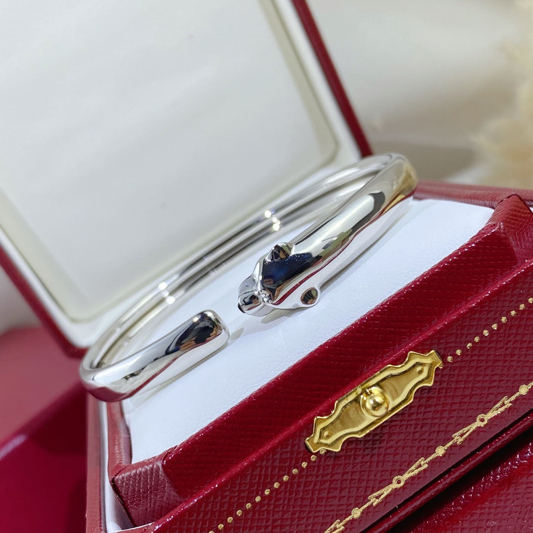 [Eterna Jewels]PANTHER SILBER OFFENER ARMBAND