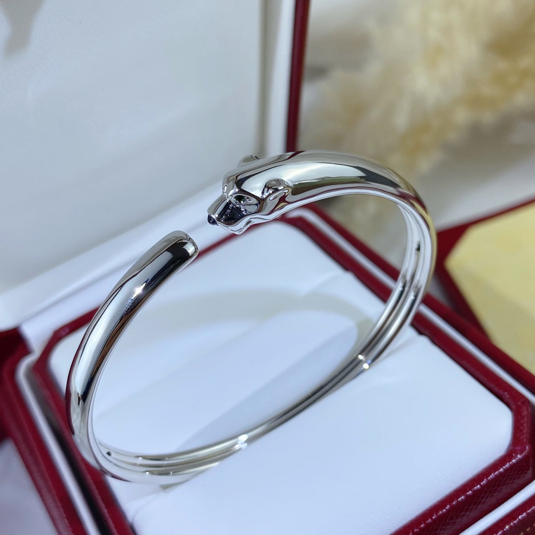[Eterna Jewels]PANTHER SILBER OFFENER ARMBAND