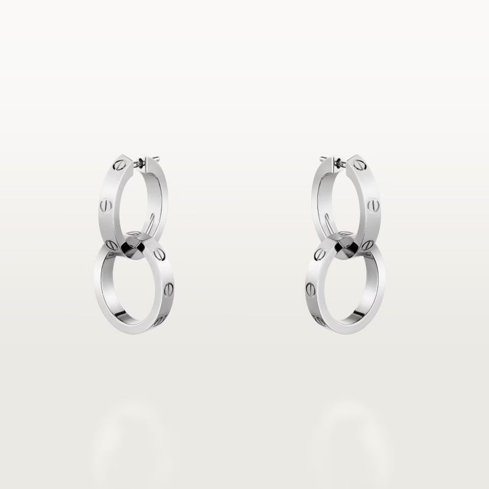 [Eterna Jewels]LOVE 3.3MM DANGLE EARRINGS