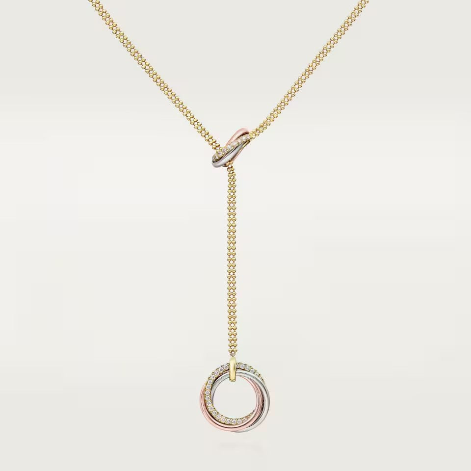 [Eterna Jewels]TRINITY DIAMONDS NECKLACE