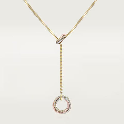 [Eterna Jewels]TRINITY DIAMONDS NECKLACE