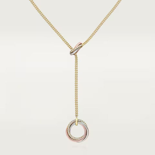 [Eterna Jewels]TRINITY DIAMONDS NECKLACE