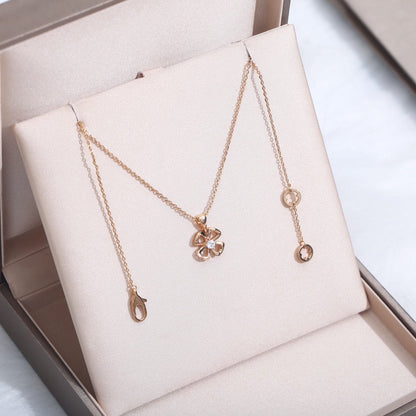 [Eterna Jewels]FIOREVER KETTE MIT DIAMANTENMITTE