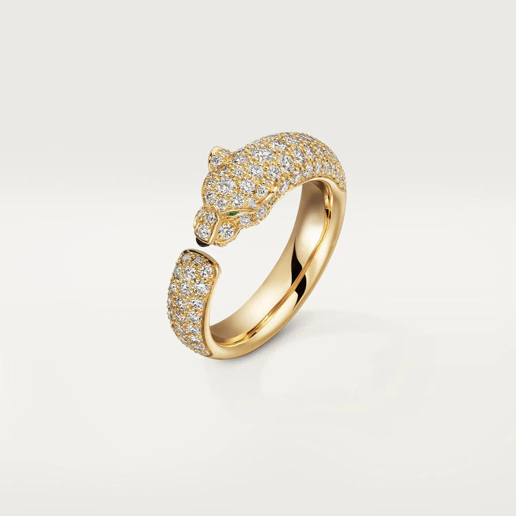 [Eterna Jewels]PANTHER PINK GOLD DIAMOND RING