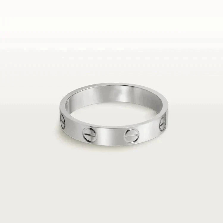 [Eterna Jewels]LOVE RING 4MM 1 DIAMANT SILBER