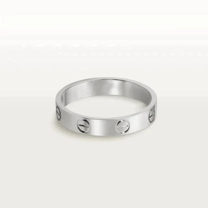[Eterna Jewels]LOVE RING 4MM 1 DIAMANT SILBER