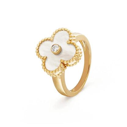 [Eterna Jewels]KLEE ROSA PERLMUTT RING GOLD DIAMANT