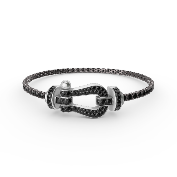 [Eterna Juwelen]KRAFT GROSSES HUFEISEN VOLLES DIAMANT TENNIS-ARMBAND