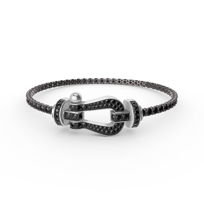 [Eterna Juwelen]KRAFT GROSSES HUFEISEN VOLLES DIAMANT TENNIS-ARMBAND